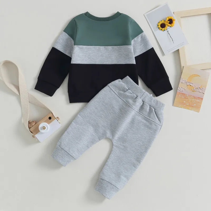 2-Piece Baby Boys Casual Outfit - Green