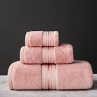 Egyptian Cotton Bath Towel Set - Pink