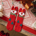 Plush Christmas Sleep Socks