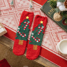 Plush Christmas Sleep Socks